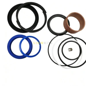 Volvo BL60 stabilizer cylinder seal kit, Volvo BL70 outrigger seal kit, 11715295 seal kit replacement, VOE11715295 hydraulic seal kit, Volvo backhoe outrigger cylinder repair kit 3