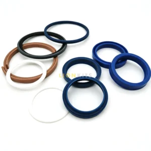Volvo BL61 steering cylinder seal kit, Volvo BL71 power steering repair kit, 11716625 seal kit replacement, VOE11716625 hydraulic seal kit, Volvo backhoe loader steering cylinder rebuild set 3
